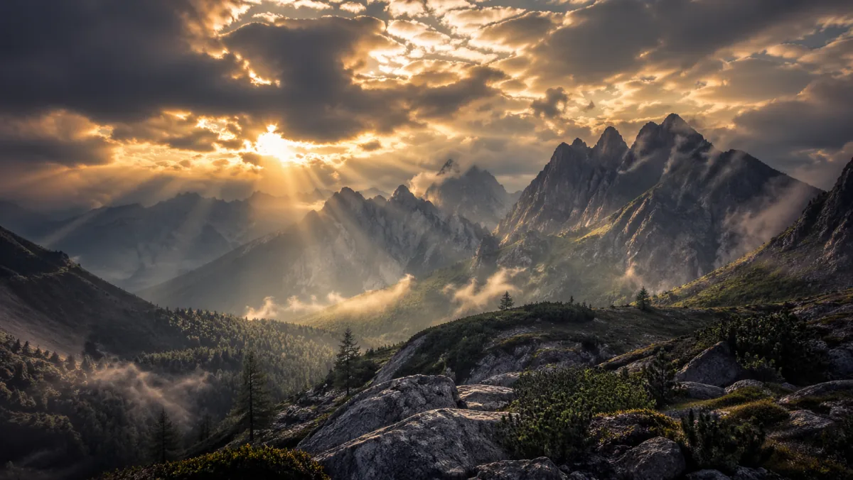 Cinematic landscape hero